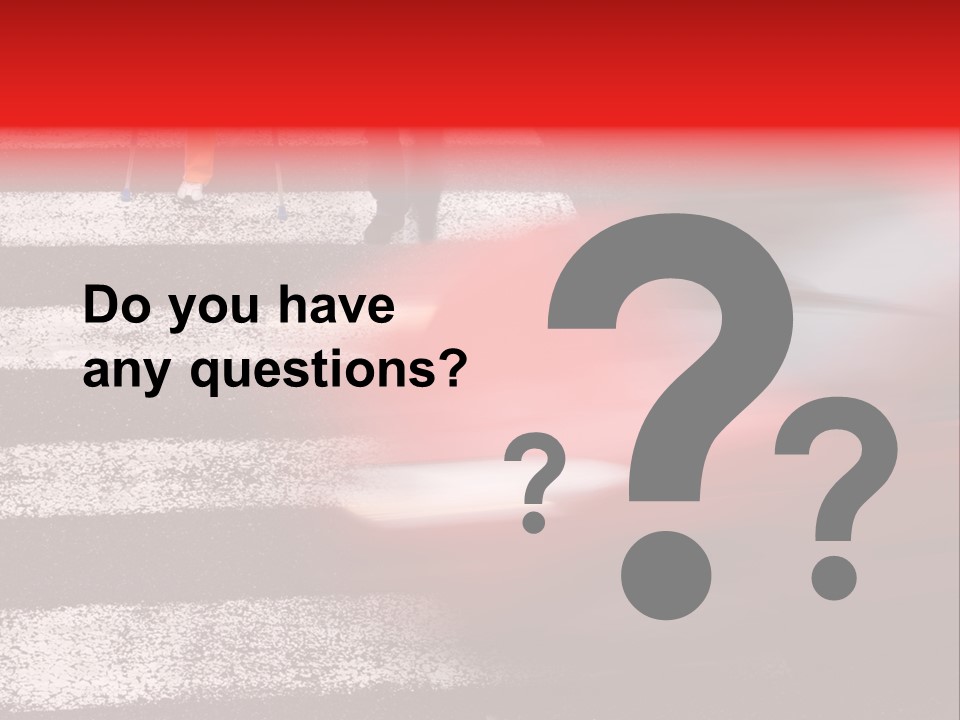 Passerby Cold Snow PowerPoint Template