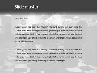 Handle Male Barber PowerPoint Template