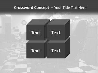 Handle Male Barber PowerPoint Template