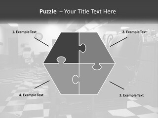 Handle Male Barber PowerPoint Template