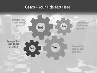 Handle Male Barber PowerPoint Template