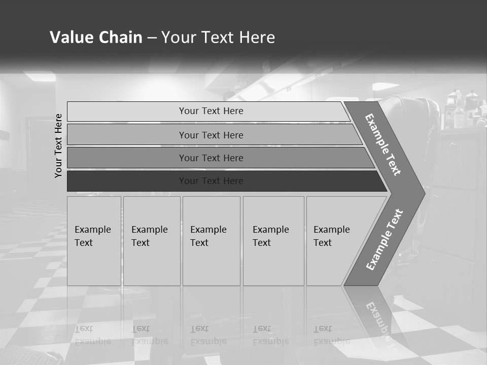Handle Male Barber PowerPoint Template
