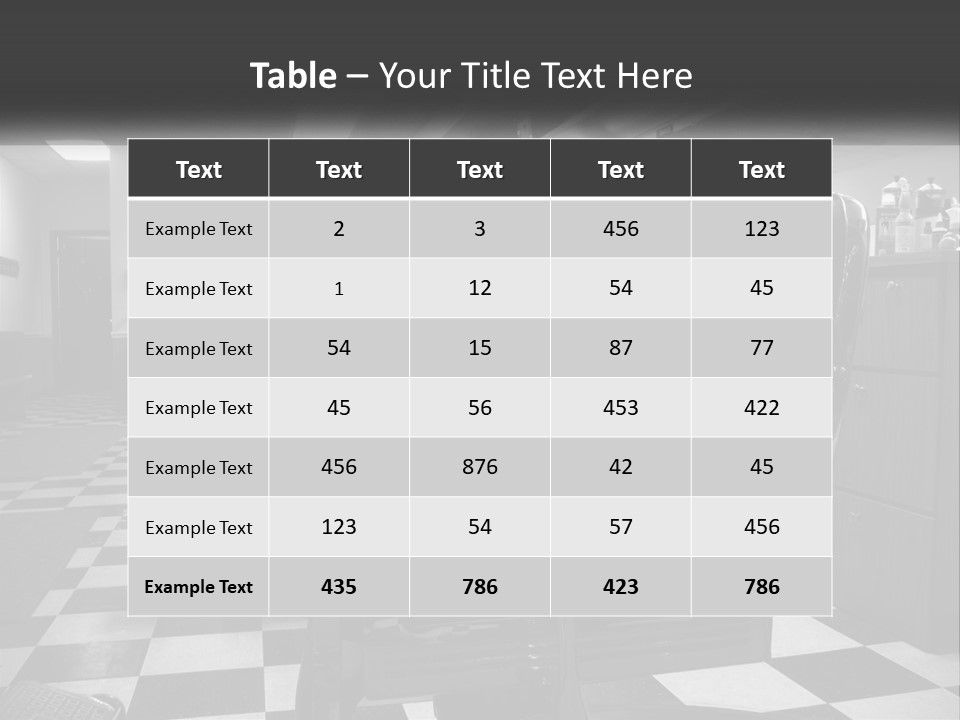 Handle Male Barber PowerPoint Template