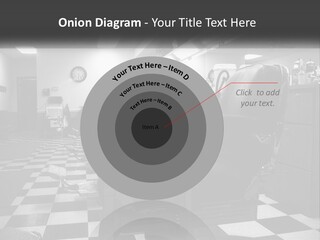 Handle Male Barber PowerPoint Template