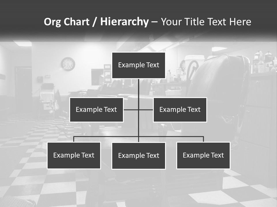 Handle Male Barber PowerPoint Template