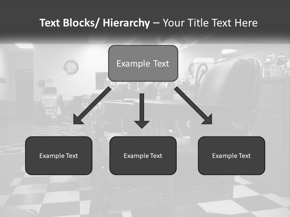 Handle Male Barber PowerPoint Template