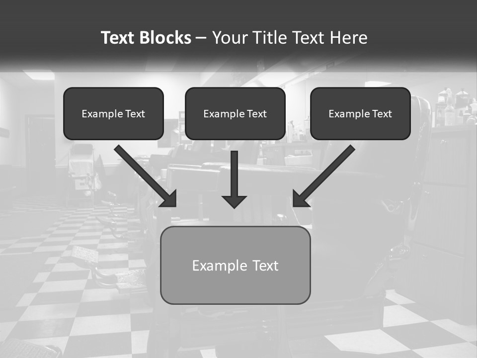 Handle Male Barber PowerPoint Template