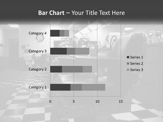 Handle Male Barber PowerPoint Template