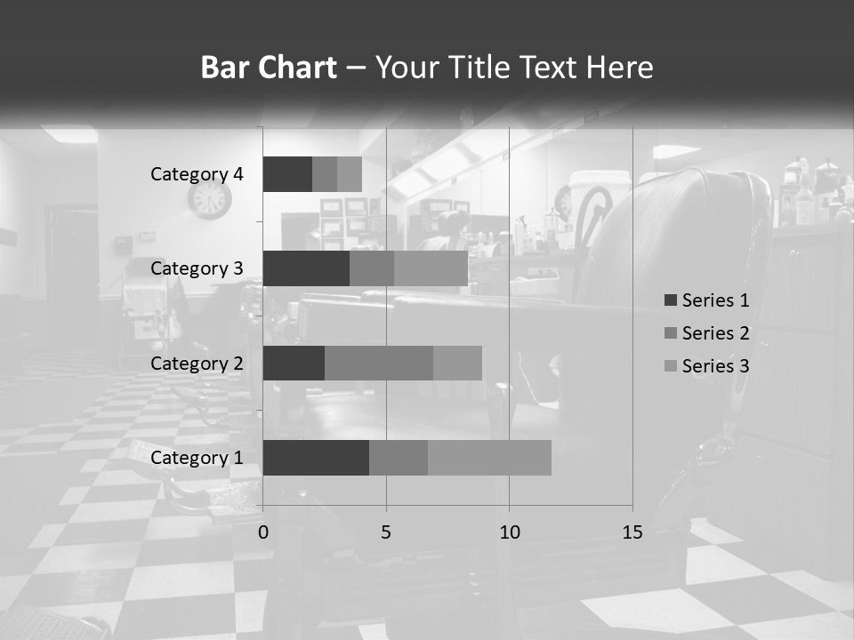 Handle Male Barber PowerPoint Template