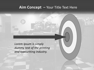 Handle Male Barber PowerPoint Template