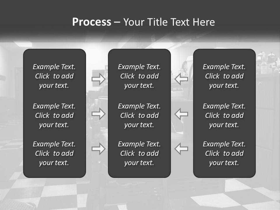 Handle Male Barber PowerPoint Template