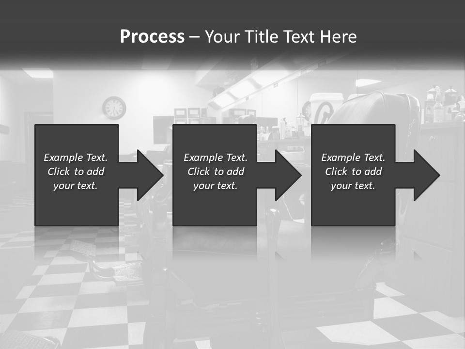 Handle Male Barber PowerPoint Template
