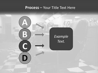 Handle Male Barber PowerPoint Template