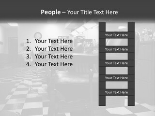 Handle Male Barber PowerPoint Template