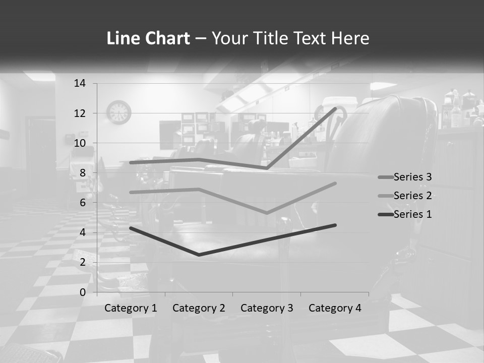 Handle Male Barber PowerPoint Template