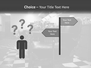 Handle Male Barber PowerPoint Template