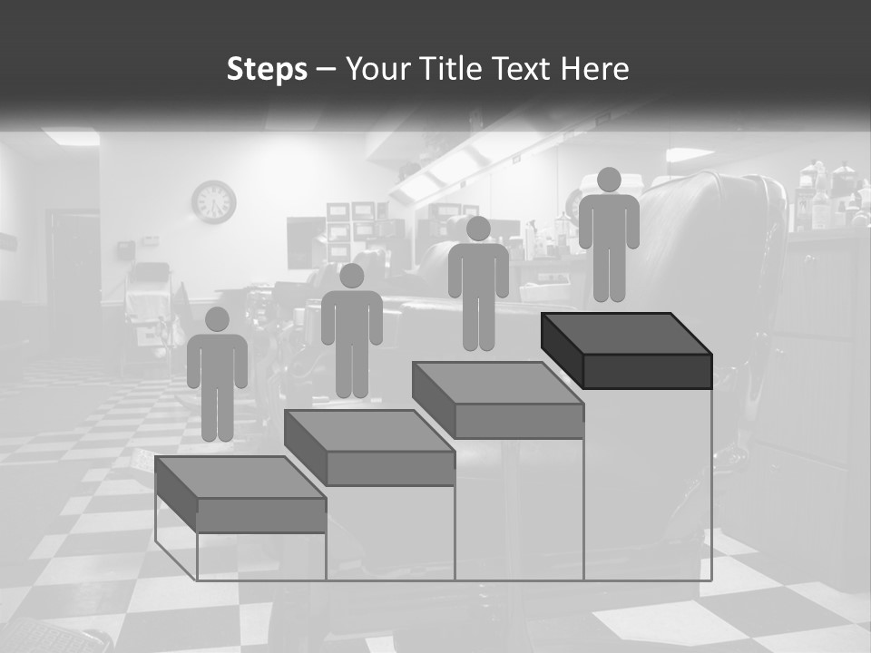 Handle Male Barber PowerPoint Template