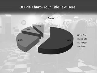Handle Male Barber PowerPoint Template