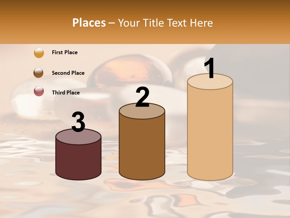 Defocused Simple Decoration PowerPoint Template