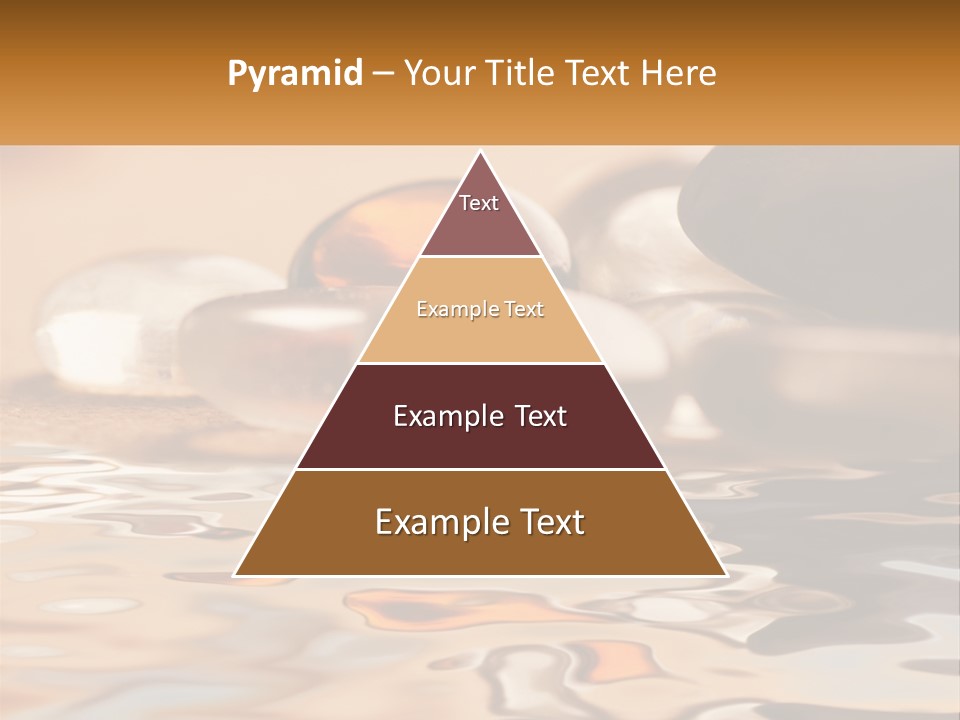 Defocused Simple Decoration PowerPoint Template
