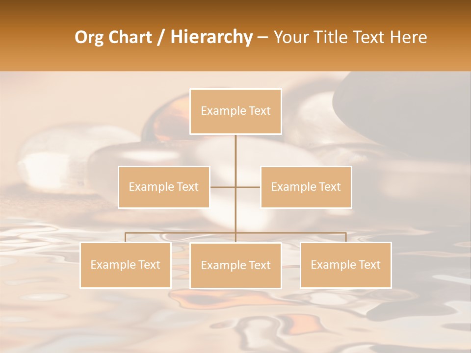 Defocused Simple Decoration PowerPoint Template