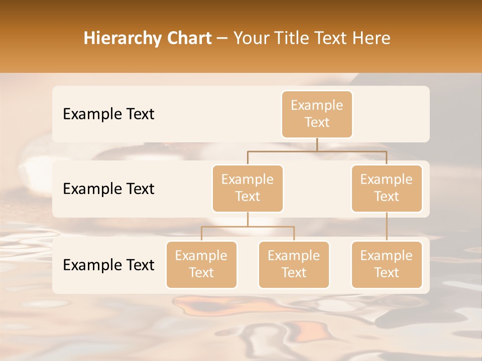 Defocused Simple Decoration PowerPoint Template