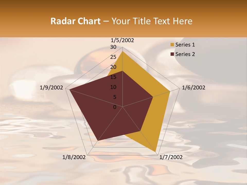 Defocused Simple Decoration PowerPoint Template