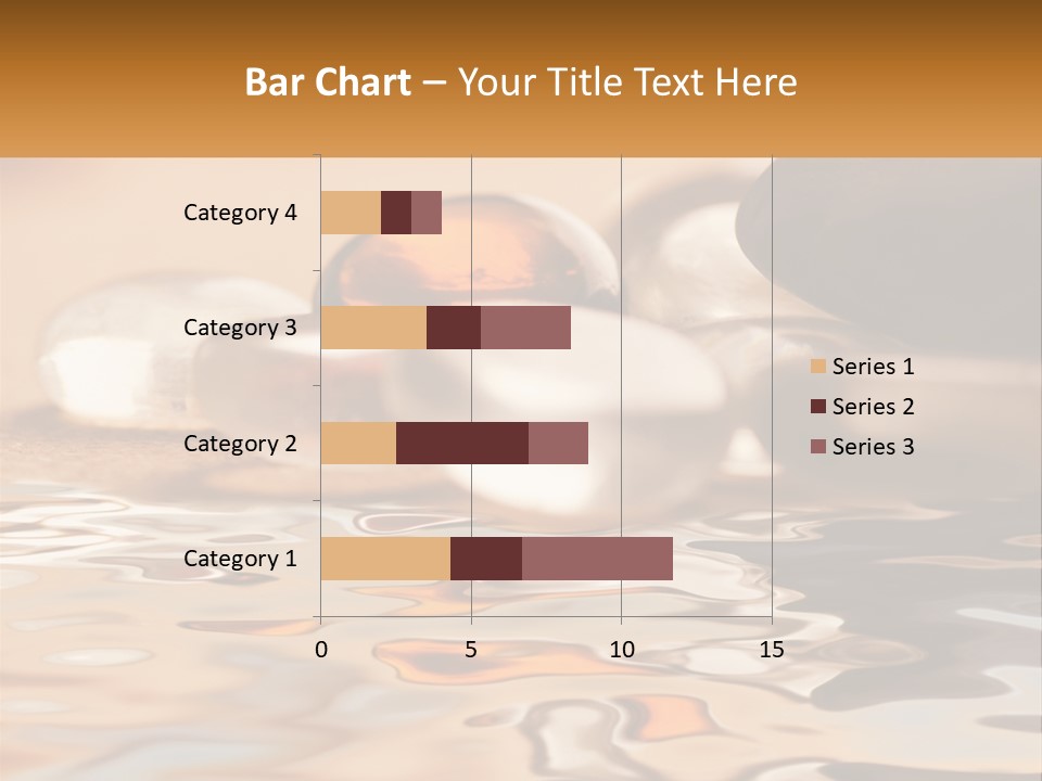 Defocused Simple Decoration PowerPoint Template