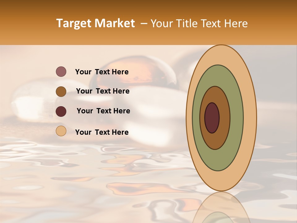 Defocused Simple Decoration PowerPoint Template