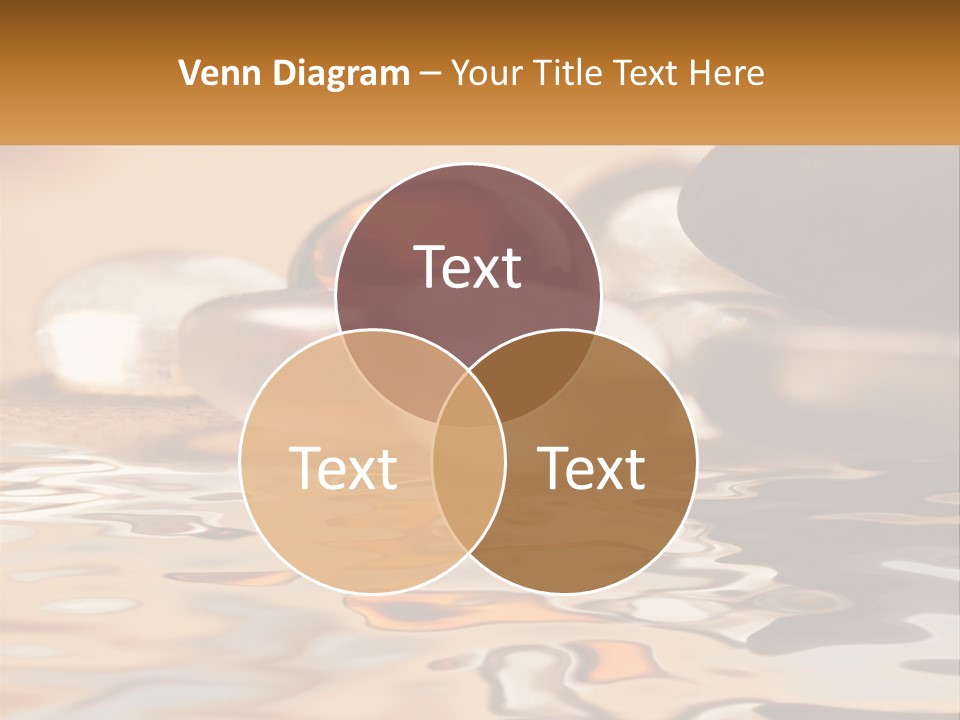 Defocused Simple Decoration PowerPoint Template
