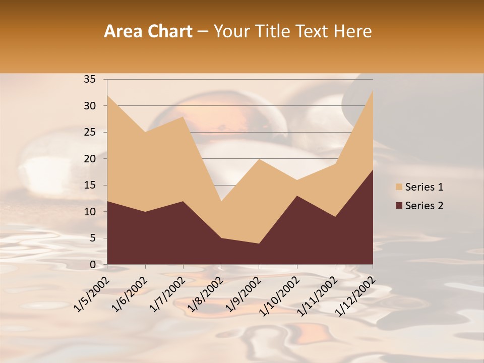 Defocused Simple Decoration PowerPoint Template