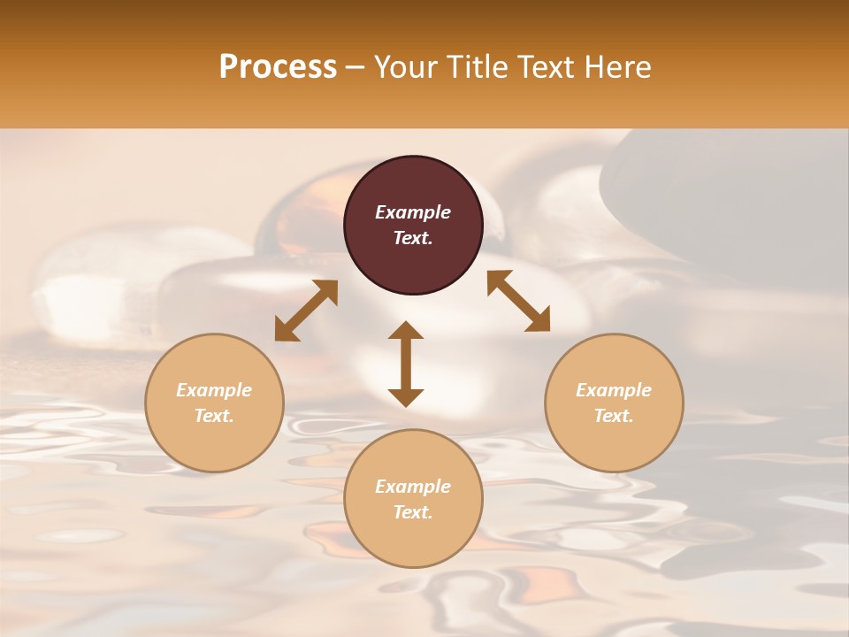 Defocused Simple Decoration PowerPoint Template