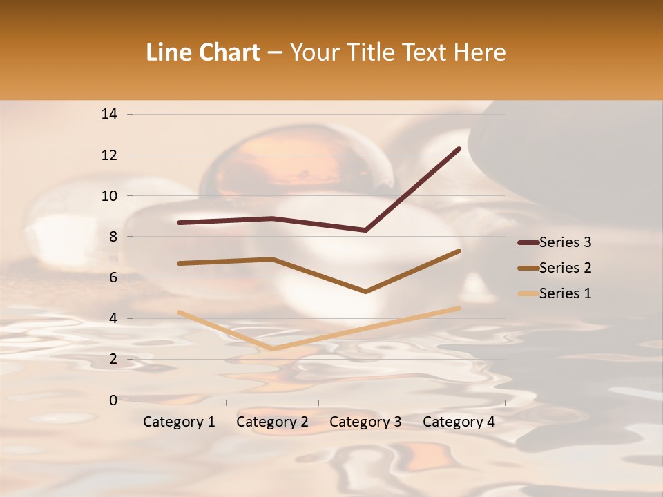 Defocused Simple Decoration PowerPoint Template
