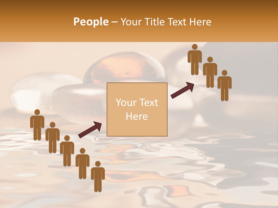 Defocused Simple Decoration PowerPoint Template