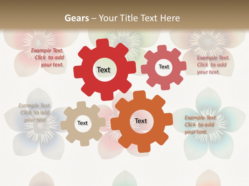 Flower Craft Floral PowerPoint Template