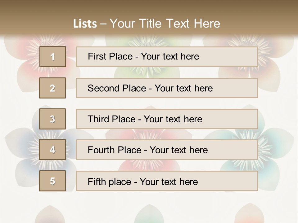 Flower Craft Floral PowerPoint Template