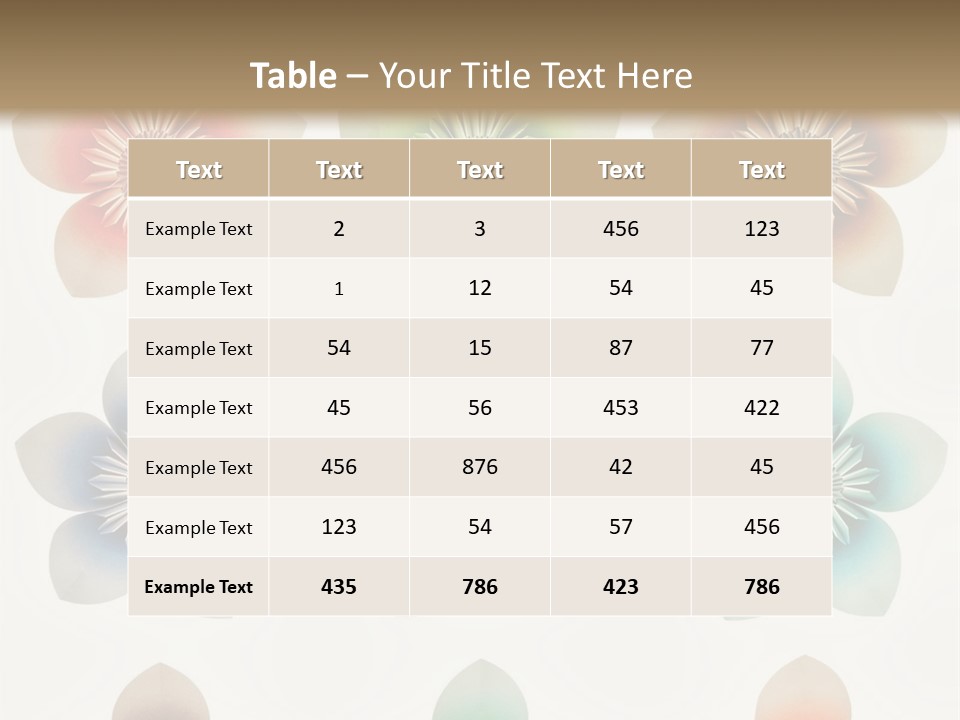 Flower Craft Floral PowerPoint Template
