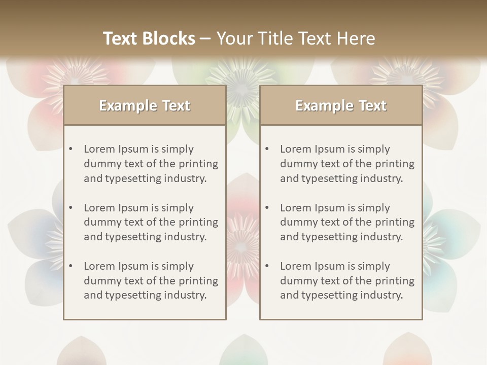 Flower Craft Floral PowerPoint Template