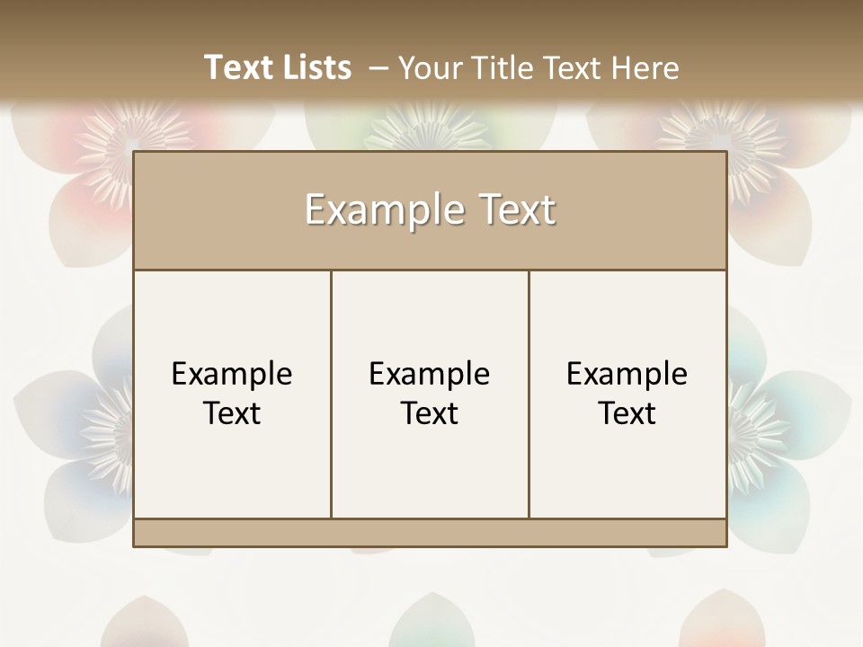 Flower Craft Floral PowerPoint Template