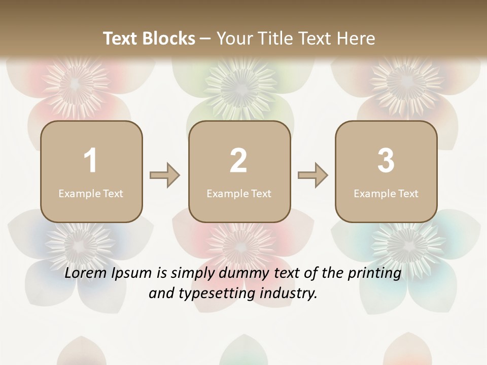 Flower Craft Floral PowerPoint Template