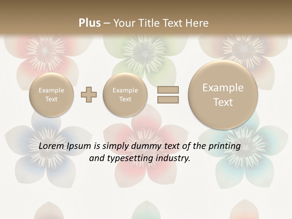 Flower Craft Floral PowerPoint Template