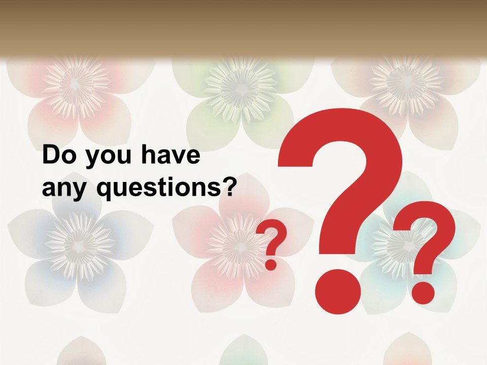 Flower Craft Floral PowerPoint Template