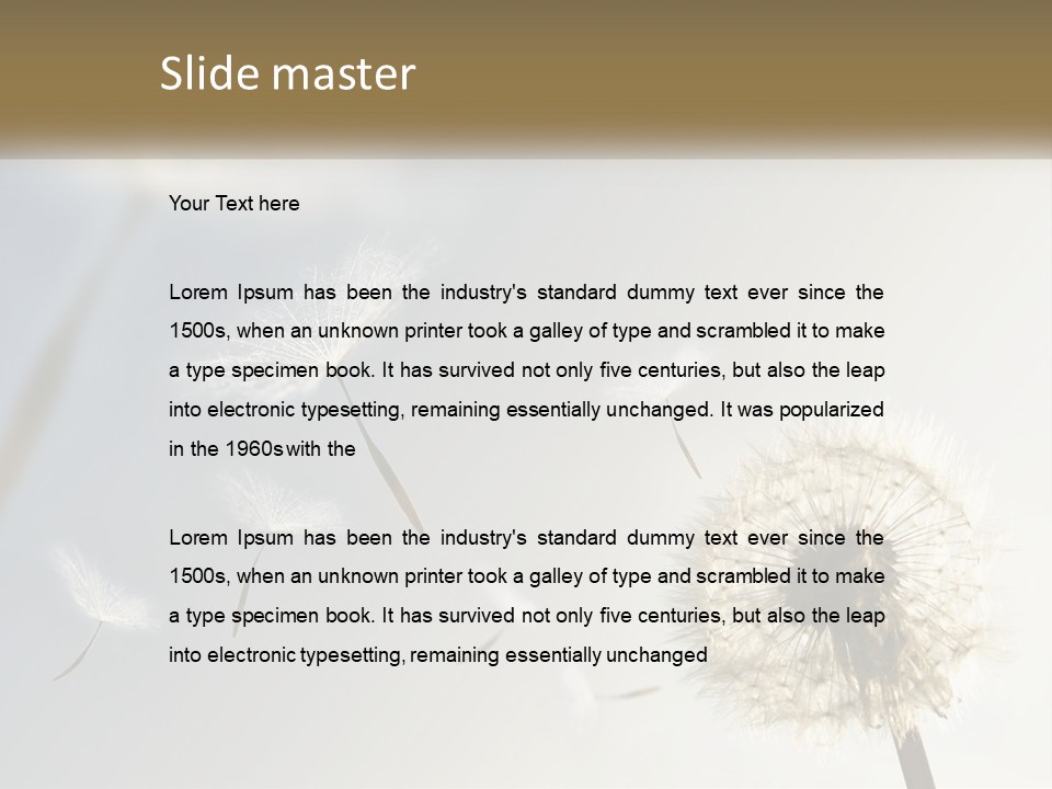 Happy Grass Frail PowerPoint Template