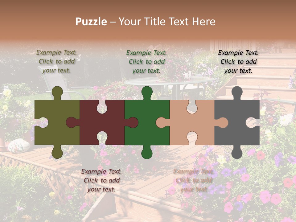 Relaxing Inviting Furniture PowerPoint Template