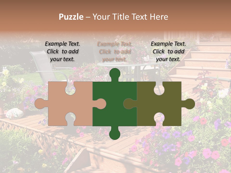 Relaxing Inviting Furniture PowerPoint Template