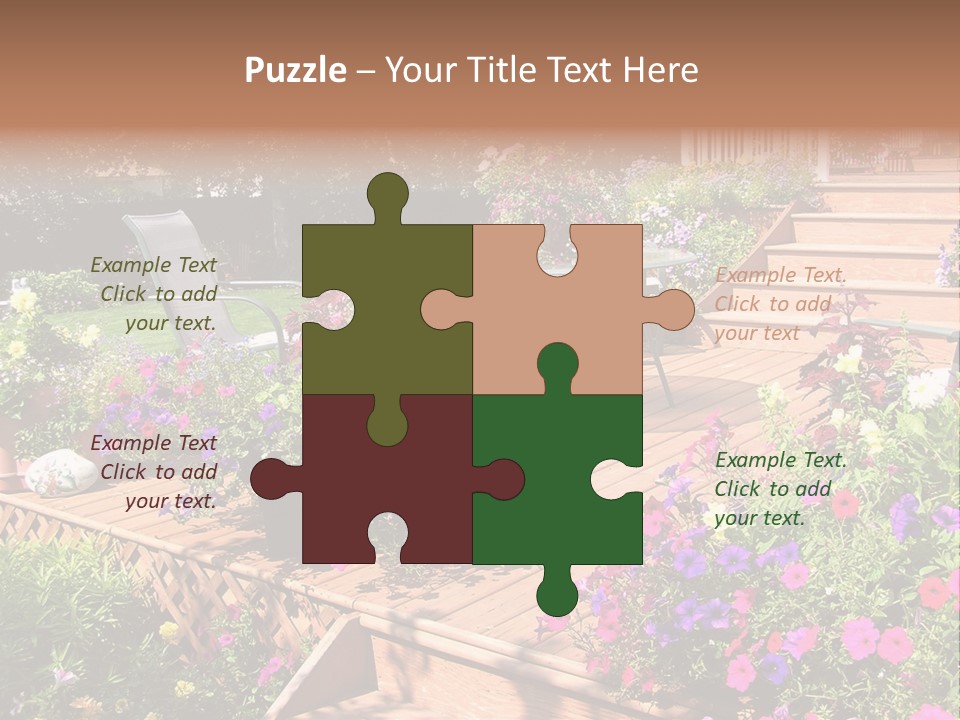 Relaxing Inviting Furniture PowerPoint Template