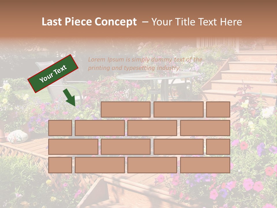 Relaxing Inviting Furniture PowerPoint Template