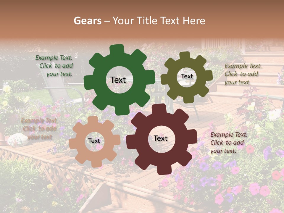 Relaxing Inviting Furniture PowerPoint Template