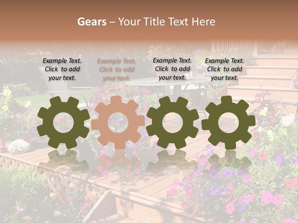 Relaxing Inviting Furniture PowerPoint Template