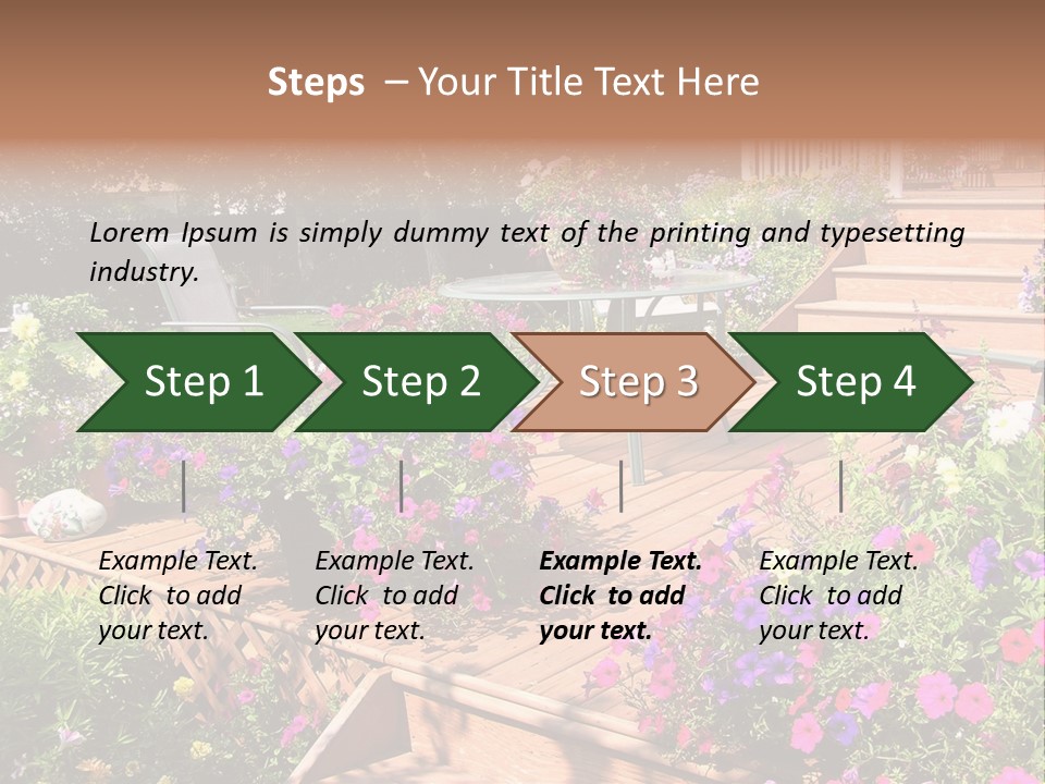 Relaxing Inviting Furniture PowerPoint Template